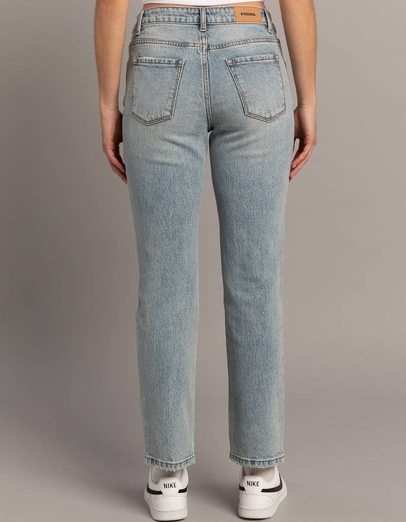 RSQ Womens Low Rise Straight Jeans image number 4