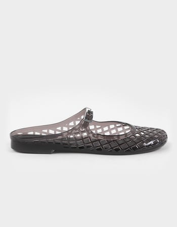FULL TILT Posie Mary Jane Womens Jelly Mules Primary Image