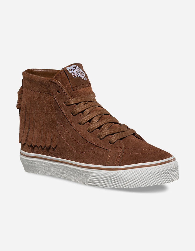 VANS Suede Sk8-Hi Moc Kids Shoes image number 1