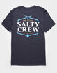 SALTY CREW Skip Jack Mens Black Tee image number 1