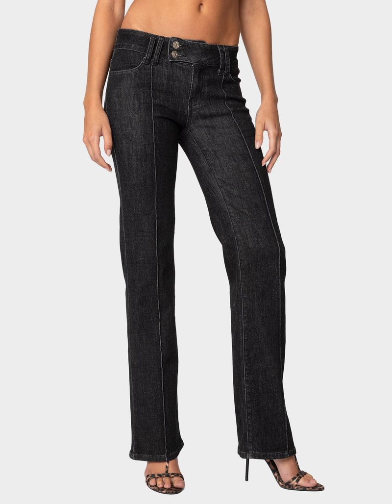 EDIKTED Avril Boot Cut Low Rise Jeans image number 0