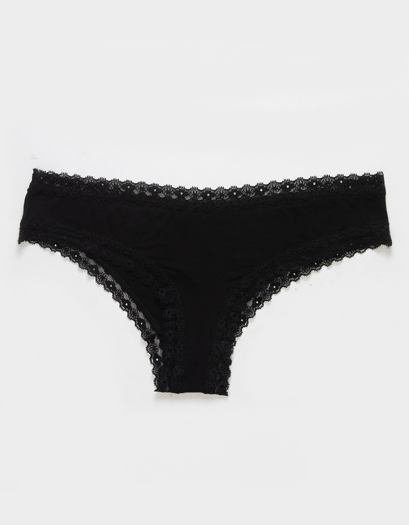 LOVE LIBBY Lace Trim Cheeky Panties image number 0