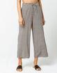 SKY AND SPARROW Geo Print Crop Womens Wide Leg Pants image number 1