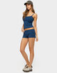 EDIKTED Palo Foldover Shorts image number 4
