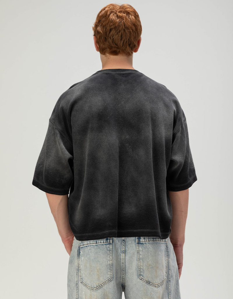 RSQ Mens Textured Baggy Crop Tee image number 1