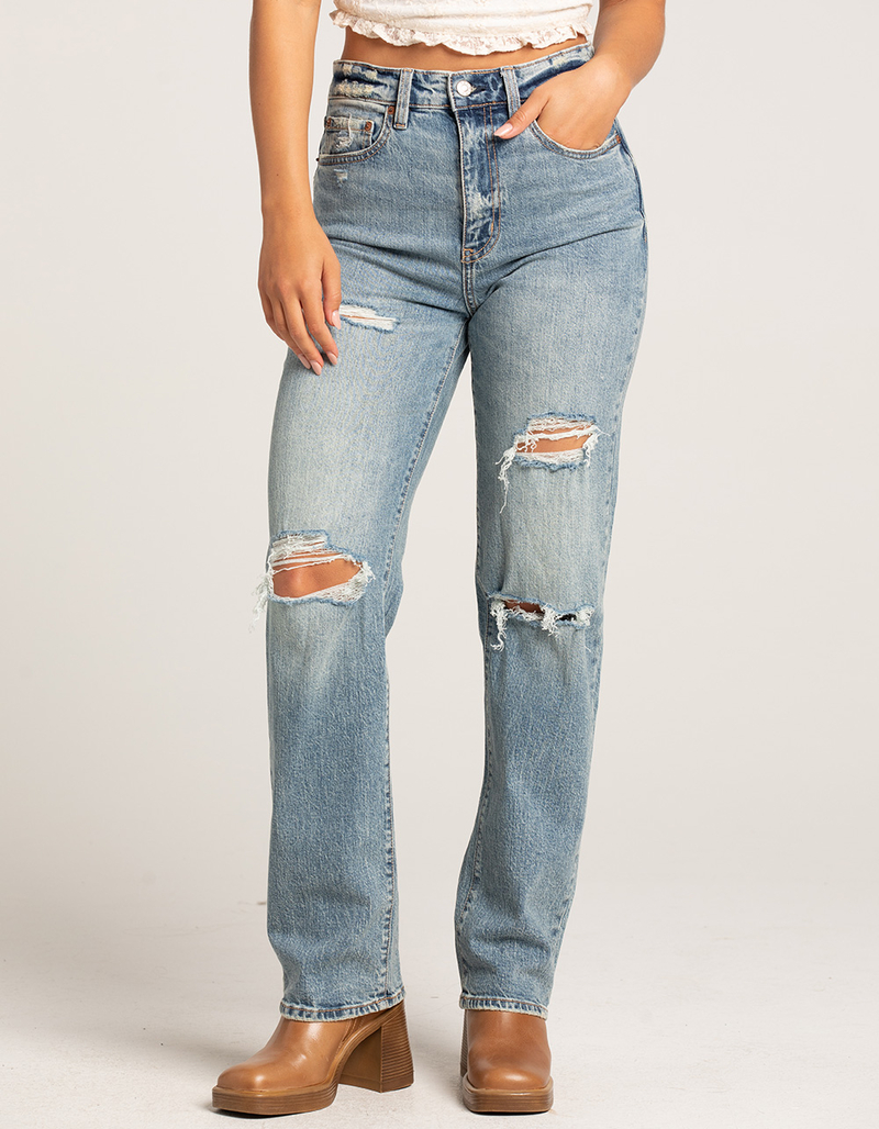DAZE High Rise Dad Womens Jeans image number 1