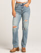 DAZE High Rise Dad Womens Jeans image number 2