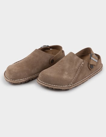 BIRKENSTOCK Lutry Premium Suede Womens Clogs Primary Image