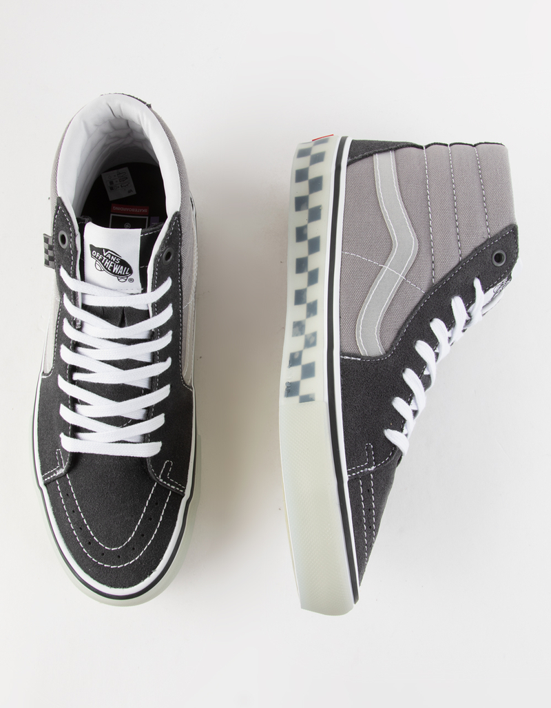 VANS Translucent Rubber Skate Sk8 Hi Shoes image number 4