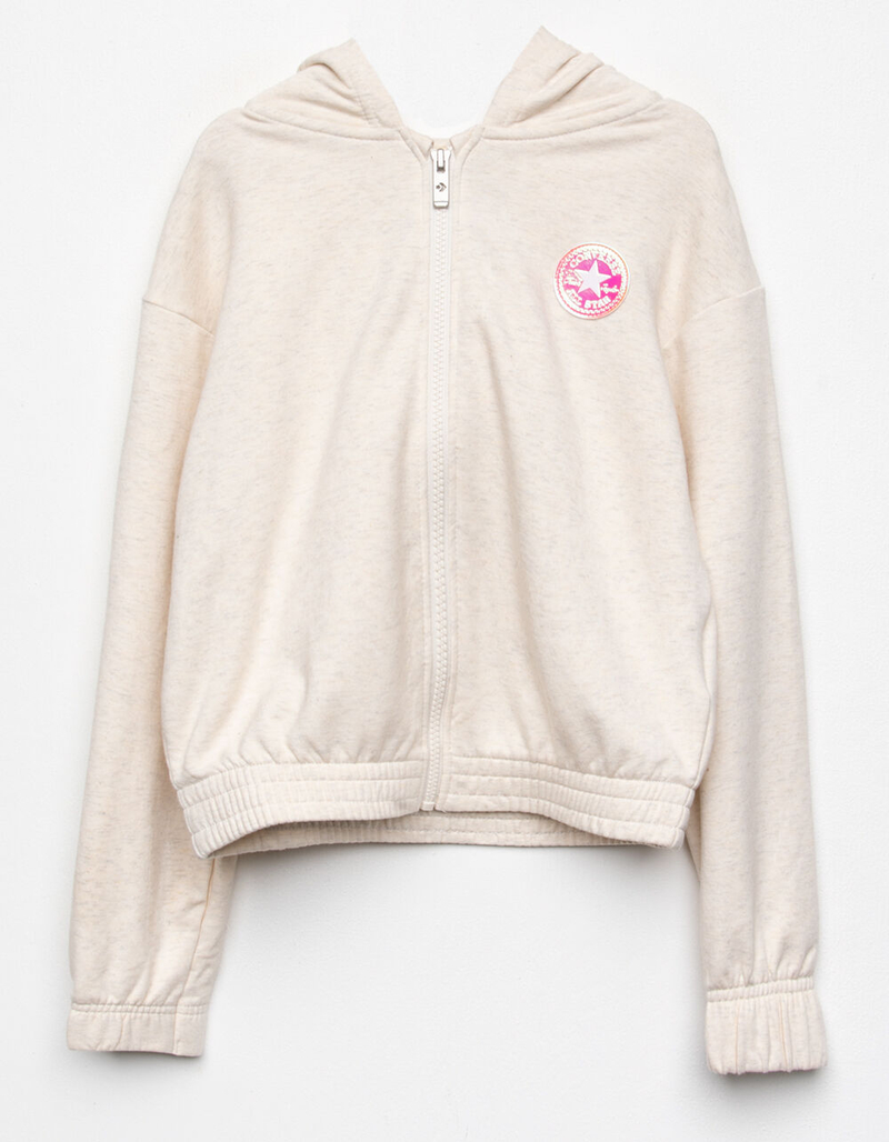 CONVERSE Girls Zipper Hoodie image number 0