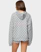 EDIKTED Chelsie Polka Dot Hoodie image number 1