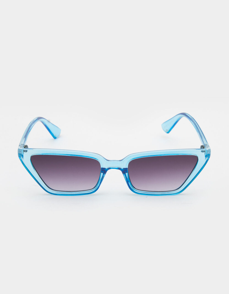 Grass Plastic Cat Eye Sunglasses image number 1