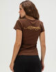 ED HARDY Koi Fish Womens Fitted Tee image number 2