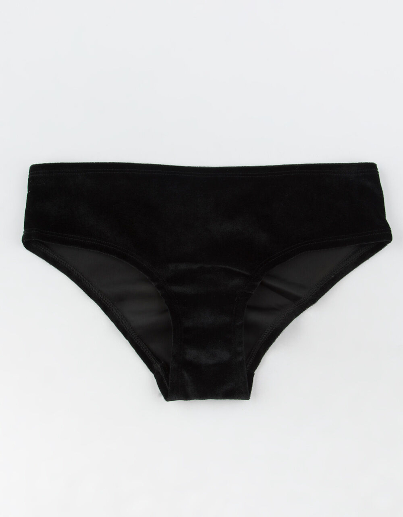 FULL TILT Velvet Cinched Cheeky Panties image number 0