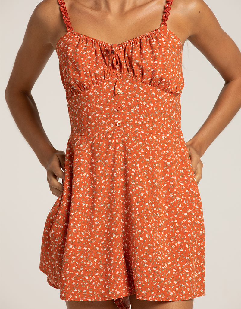 RSQ Womens Tie Front Romper image number 3