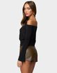 EDIKTED Kezya Draped Off Shoulder Top image number 3