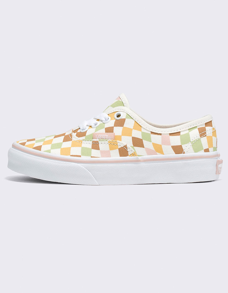 VANS Authentic Wavy Check Girls Shoes image number 1