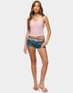 EDIKTED Bead & Sequin Sheer Mesh Halter Top image number 4