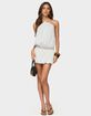 EDIKTED Aida Backless Bubble Mini Dress image number 5