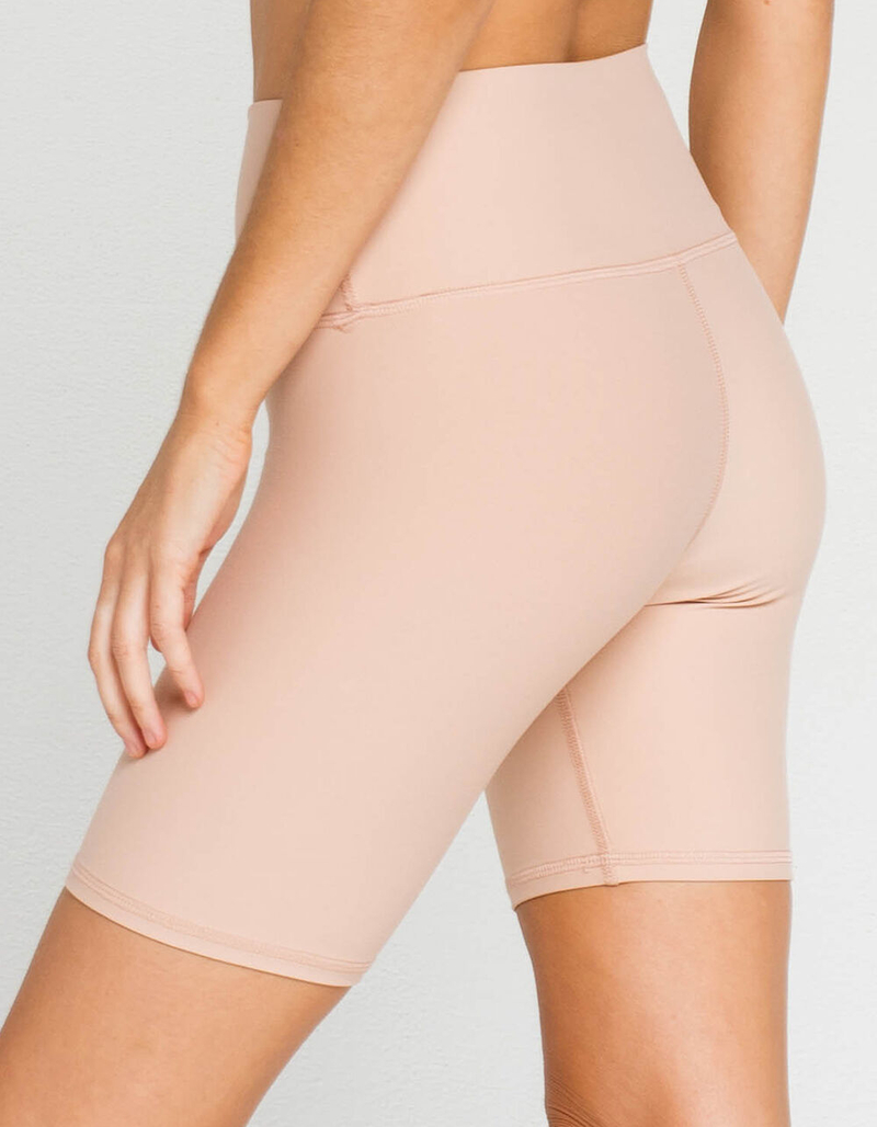 RSQ Nylon Womens Nude Biker Shorts image number 1