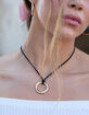 FULL TILT Circle Cord Necklace image number 1
