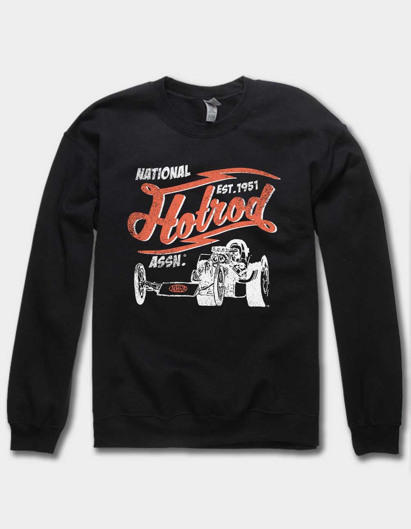 NHRA Hot Rod 1951 Distressed Unisex Crewneck Sweatshirt image number 0