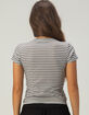 RSQ Womens Star Patch Stripe Tee image number 4