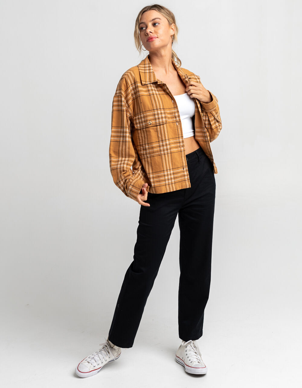BRIXTON Bowery Womens Black \u0026 Brown 