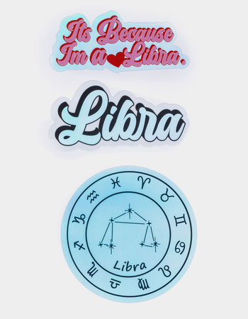 Libra Zodiac Stickers Primary Image