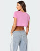 EDIKTED Seville Cropped Tee image number 5