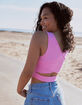 ROXY Good Keepsake Womens Crop Top image number 5