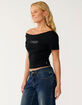 RIP CURL RC Womens Off The Shoulder Tee image number 3