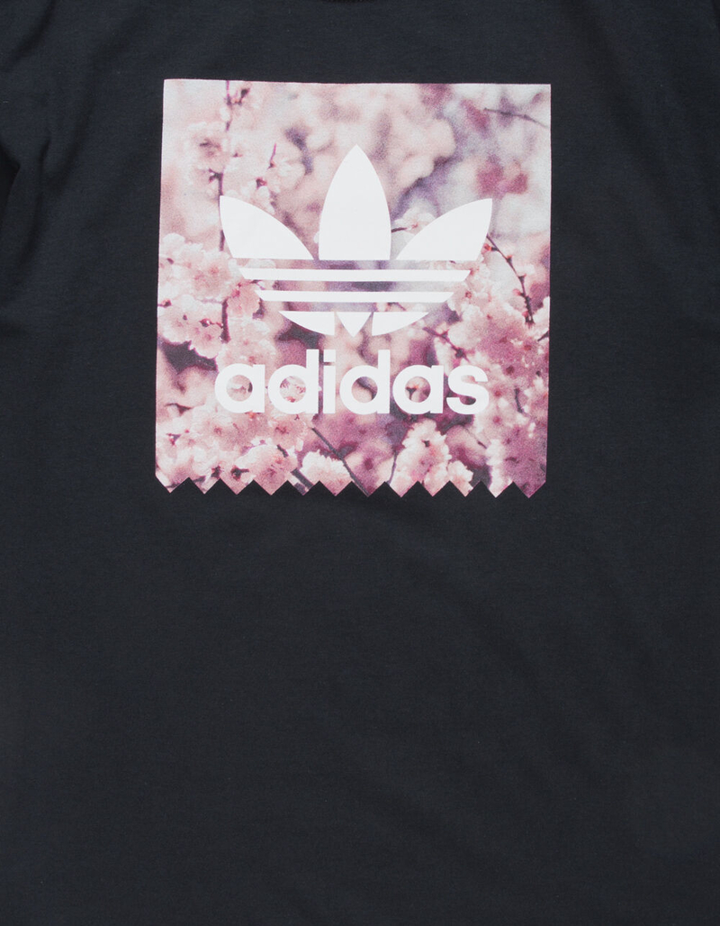 ADIDAS Blackbird Cherry Blossom Black Mens T-Shirt image number 1