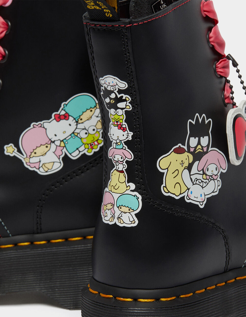 DR. MARTENS x Hello Kitty & Friends Jadon Leather Womens Platform Boots image number 3