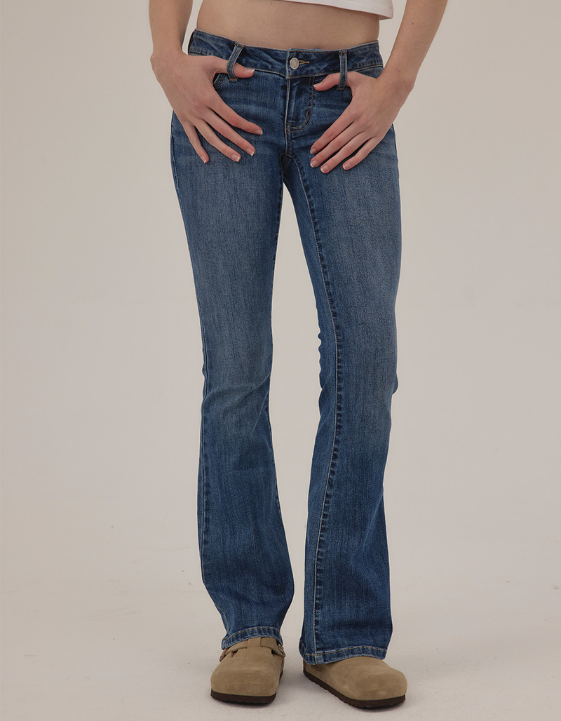 RSQ Ultra Low Rise Womens Bootcut Jeans image number 1