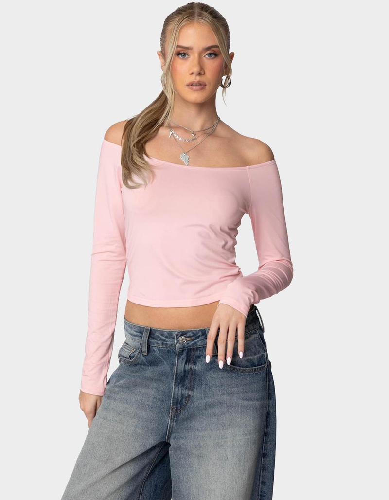 EDIKTED Tahlia Off Shoulder Top image number 0
