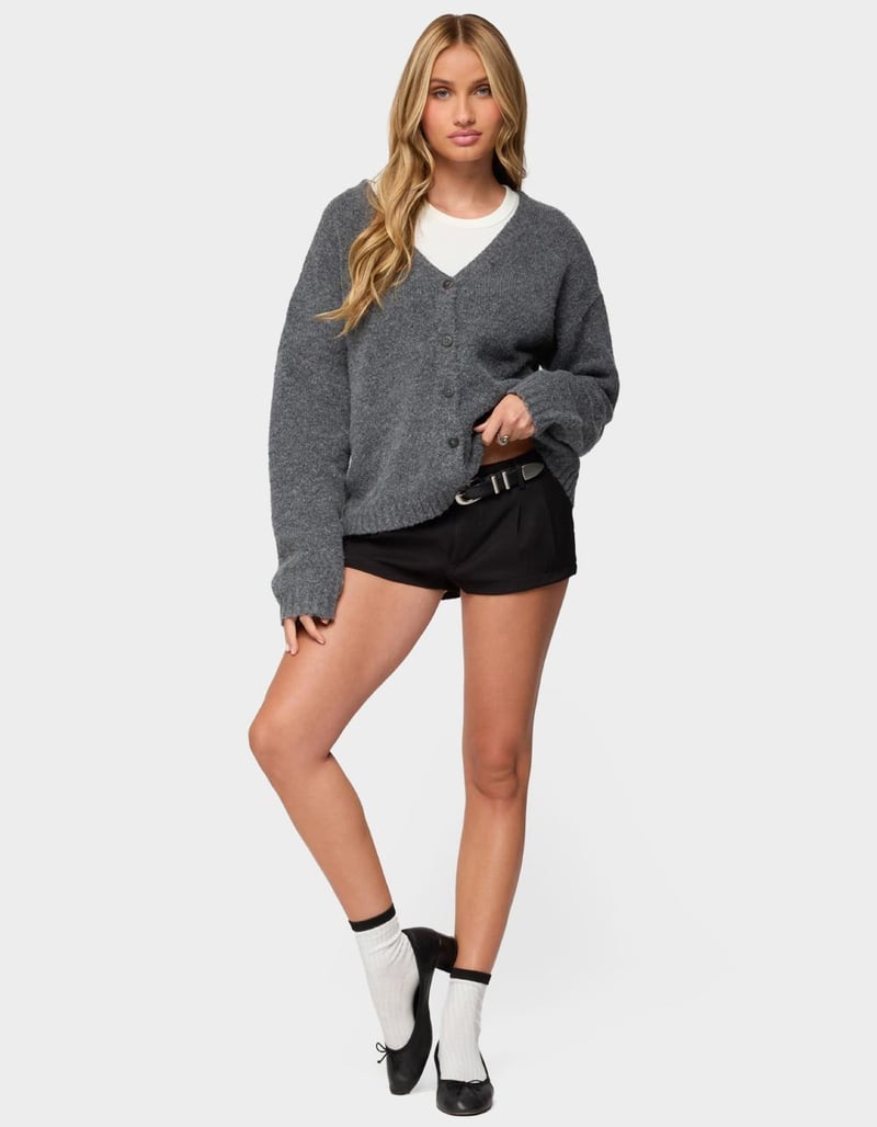 EDIKTED Shiraz Oversized Knit Cardigan image number 3