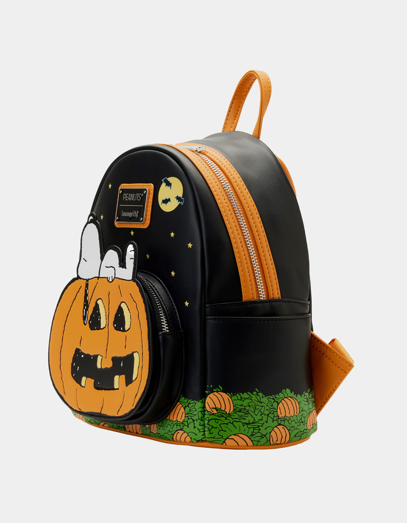 LOUNGEFLY Peanuts Great Pumpkin Snoopy Mini Backpack image number 1