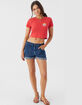 O'NEILL Sunset Shore Womens Crop Baby Tee image number 2