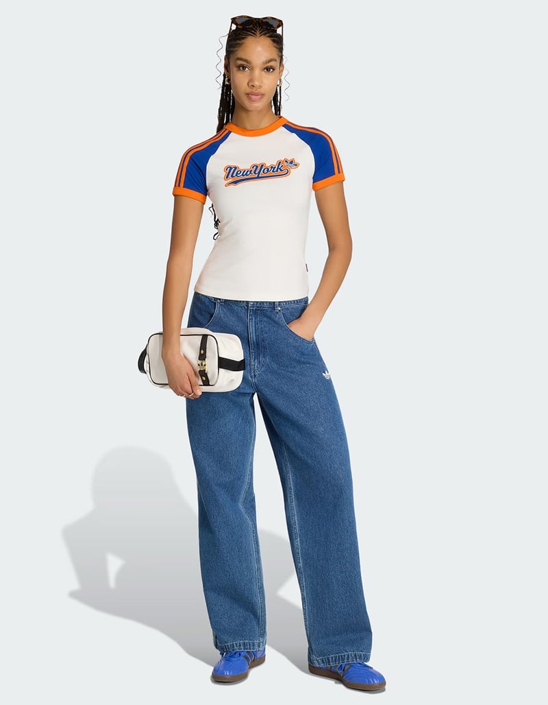 ADIDAS Originals FIFA World Cup 26&trade; Host City New York Womens Fitted Tee image number 2