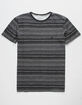 QUIKSILVER Trash Brats Black Mens T-Shirt image number 1