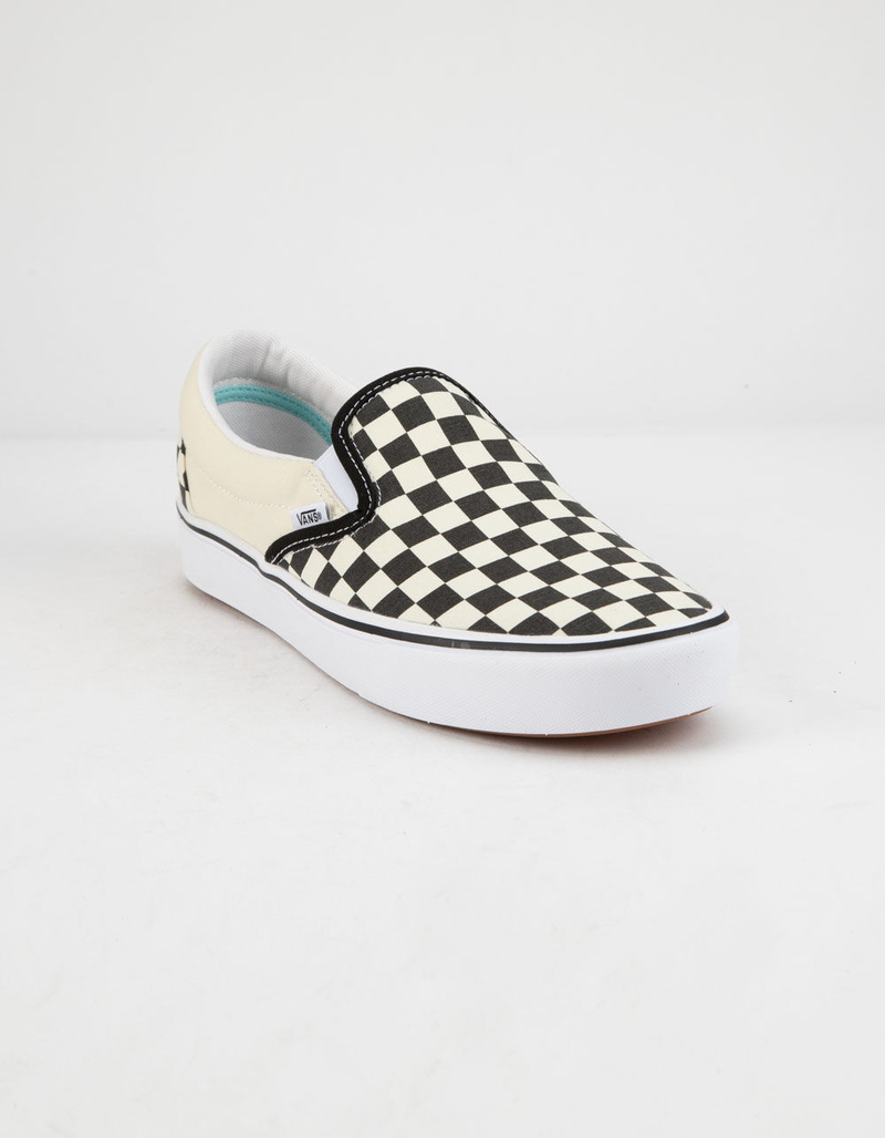 VANS ComfyCush Checkerboard Classic Slip-On Shoes image number 1