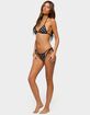 EDIKTED Tora Reversible Polka Dot Triangle Bikini Top image number 5