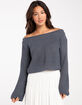 RSQ Womens Off The Shoulder Sweater image number 1