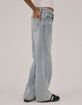 RSQ Girls Low Rise Wide Leg Jeans image number 3
