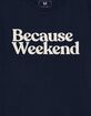 BECAUSE WEEKEND Because Weekend Unisex Kids Tee image number 2