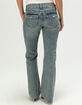 WEST OF MELROSE Womens Rhinestone Bootcut Jeans image number 4