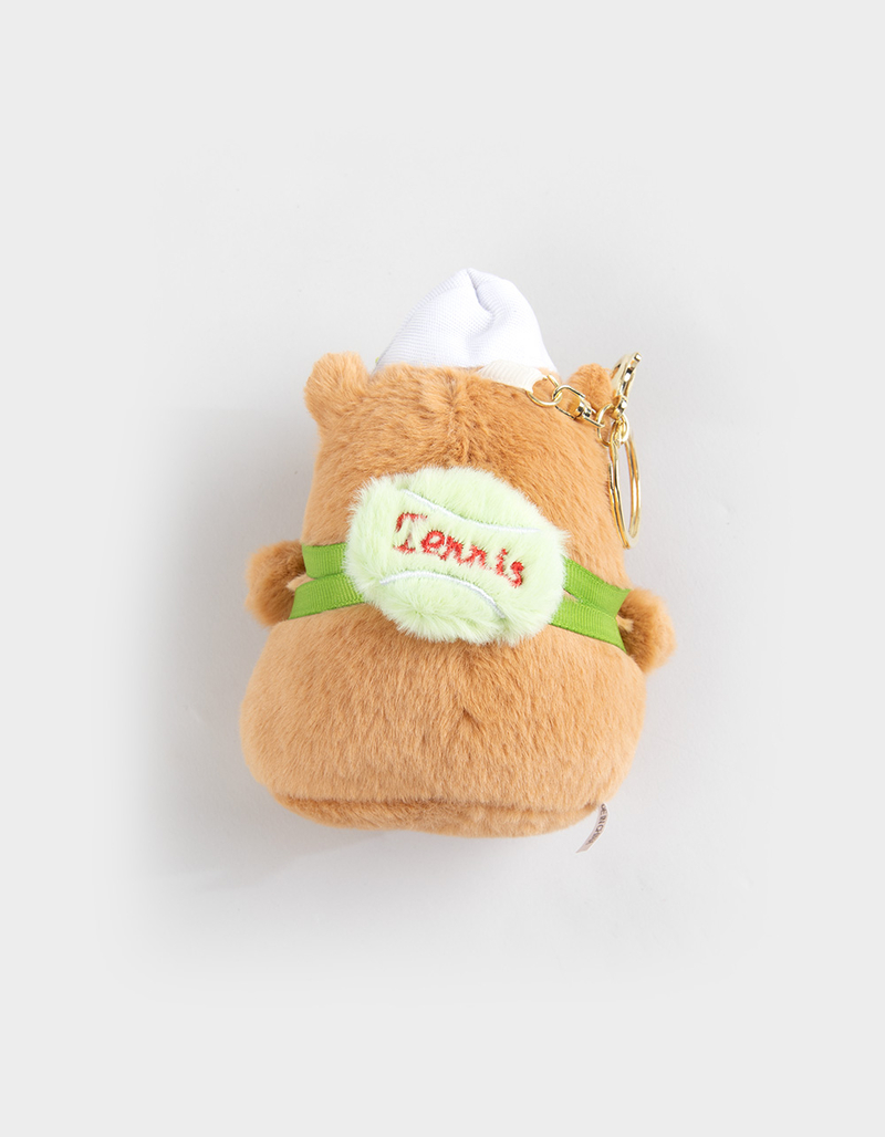 FULL TILT Capybara Tennis Backpack Bag Charm image number 1