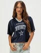DALLAS COWBOYS Fight Song Womens Crop Mesh Jersey image number 1