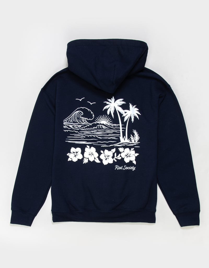 RIOT SOCIETY Hibiscus Girls Hoodie image number 0